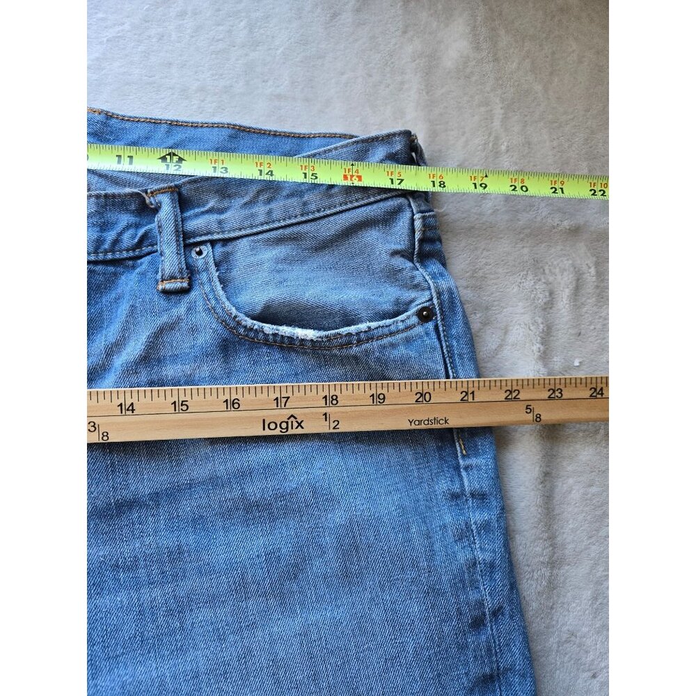 Abercrombie & Fitch Mens 36x32 The A&F Skinny Jeans Light-Wash Denim But… - Picture 7 of 13